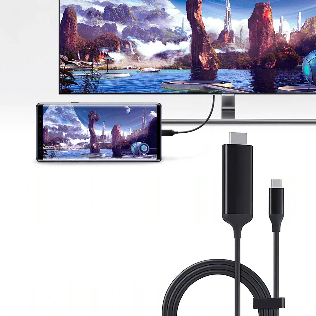 MODAO USB C type-C к HDMI 4K кабель HDTV Цифровой AV адаптер для samsung Note 9 Dex кабель для передачи данных 7,30