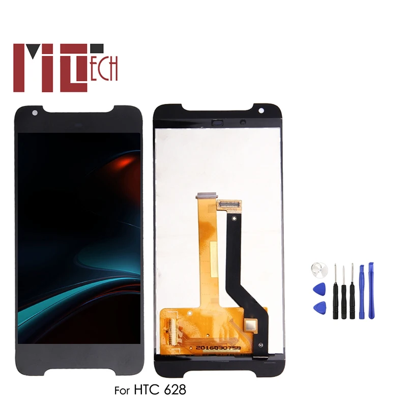 

LCD Display For HTC Desire 628 D628 Touch Screen Digitizer Assembly Replacement Part No Frame Black 100% Tested 5.0"