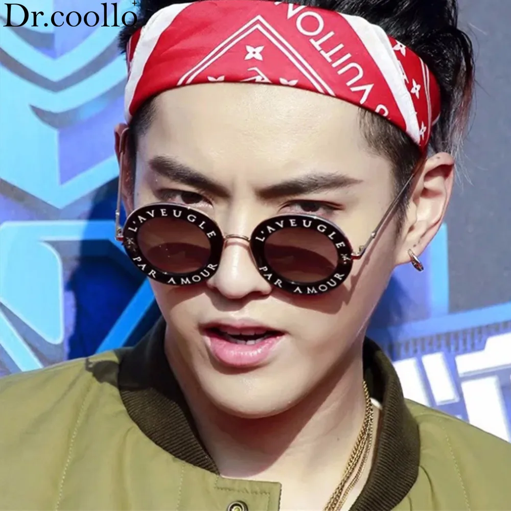 Новые Ретро Круглые Солнцезащитные очки женские брендовые дизайнерские