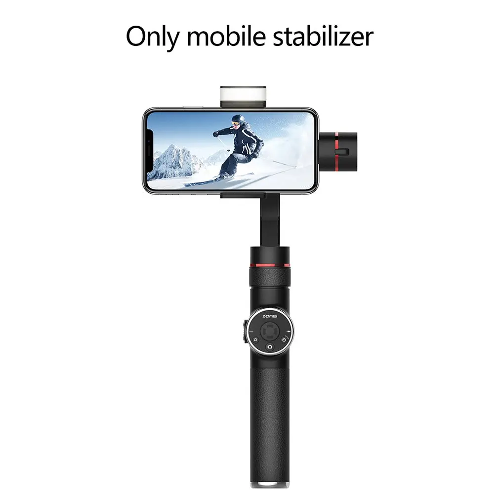  Zomei V5 New 3-Axis Handheld Gimbal Stabilizer Selfie Sticks for SmartPhone for iPhone X 8 Plus 7 6