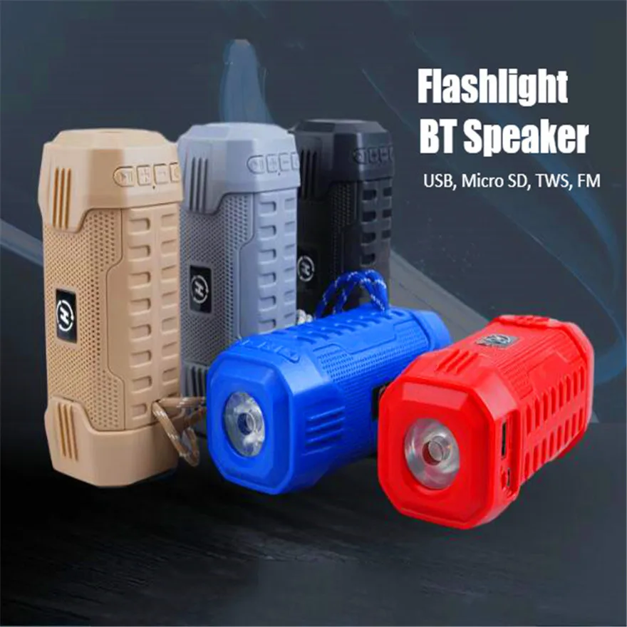 Фонарик радио светильники Bluetooth освещение Tws Usb Колонка музыкальный центр