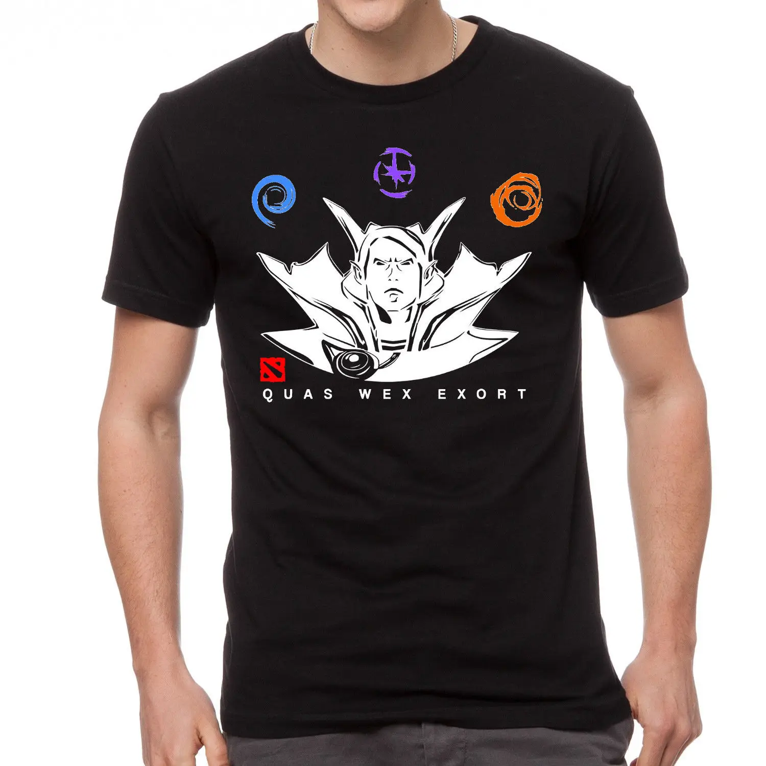  Dota 2 defence of the ancience heroes Invoker Sniper Pudge Eartshaker t-shirt Cool Casual pride t s