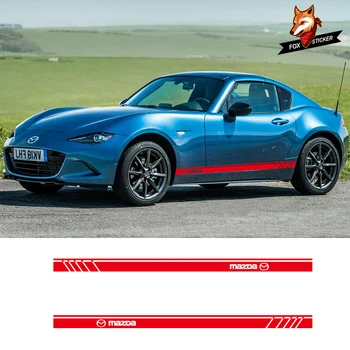 

Car Side Skirt Stickers Gloss Auto Side Car Sticker for Mazda MX5 CX 3 5 9 Wagon Sedan Koeru Kai Hazumi Concept MPS Takeri