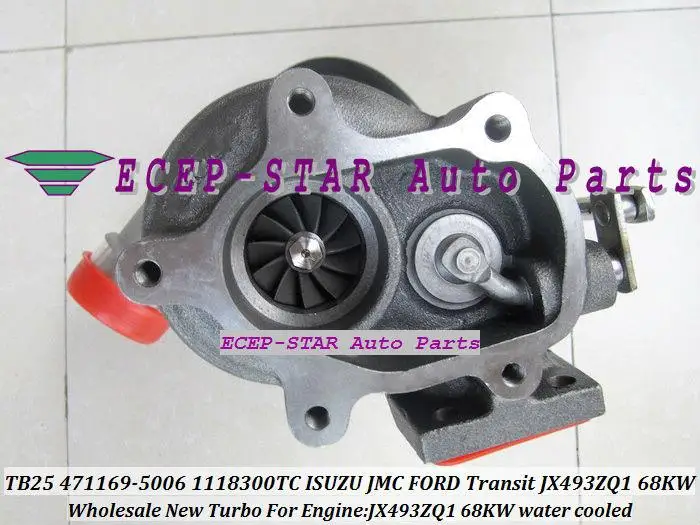 Турбокомпрессор с водяным охлаждением TB25 471169 5006 1118300TC для FORD ISUZU JMC Transit 2.8L JX493ZQ