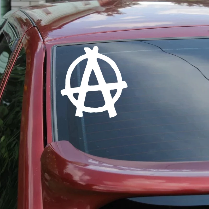 Anarchy Symbol Adhesive Vinyl Decal Sticker Car Truck Window Bumper Laptop 6" 