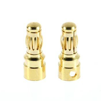 

EC3 Style Connector Bullet Plug 1pairs Male / Female W/ 2pairs 3.5mm Gold LESHP S823 15g 6g