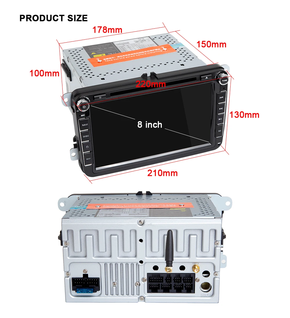 Flash Deal Android 9.0 Quad Core Car DVD GPS Navi for Volkswagen VW Skoda Octavia golf 5 6 touran passat B6 jetta polo tiguan player audio 17