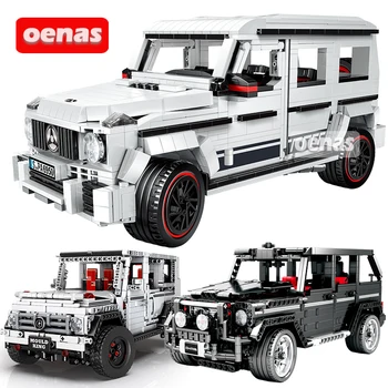 

Compatible Creative Technic RC Motor Electric MOC SUV G500 AWD Wagon Car Sets assemble Building Blocks bricks kits kids Toy Gift