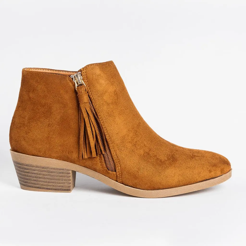 Oeak/ г., новые модные женские ботинки осень-зима ботильоны на молнии Зимняя Роскошная замшевая женская обувь с открытым носком - Цвет: brown