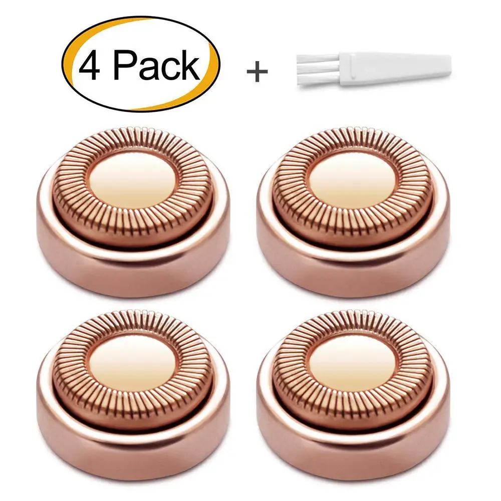 Facial Hair Remover Replacement Heads Generation 1 Single Halo 18K Rose Gold for Women's Facial Hair Remover 1pcs/4pcs/6pcs