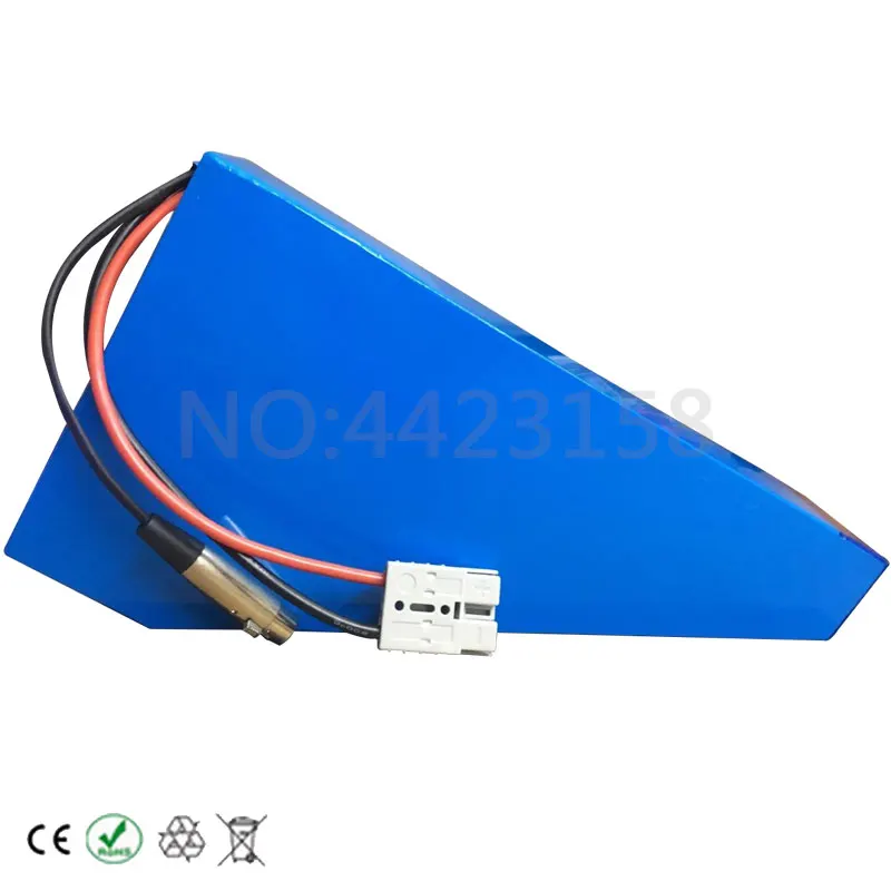 Flash Deal 48V 20Ah Triangle Battery 48V 1000W 2000W Electric Bike Battery 48V 20Ah Lithium Battery with Bag+ 54.6V 5A Charger Duty Free 1