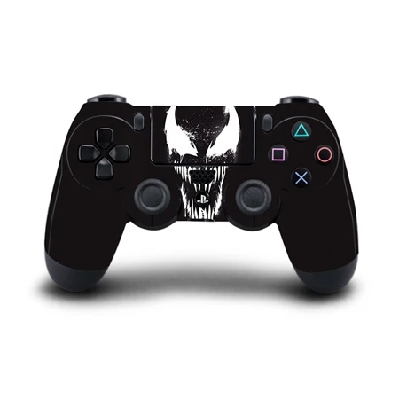 QBTM1040-1pcs Venom защита для кожи наклейка s для Playstation 4 PS4/PS4 Pro/PS4 тонкий контроллер защитный чехол для джойстика стикер аксессуары - Цвет: QBTM1040-1pcs