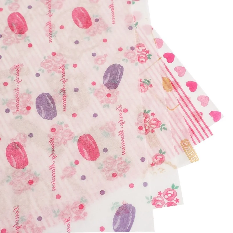 10-Pack Greaseproof Wax Paper for Food Wrapping and Baking