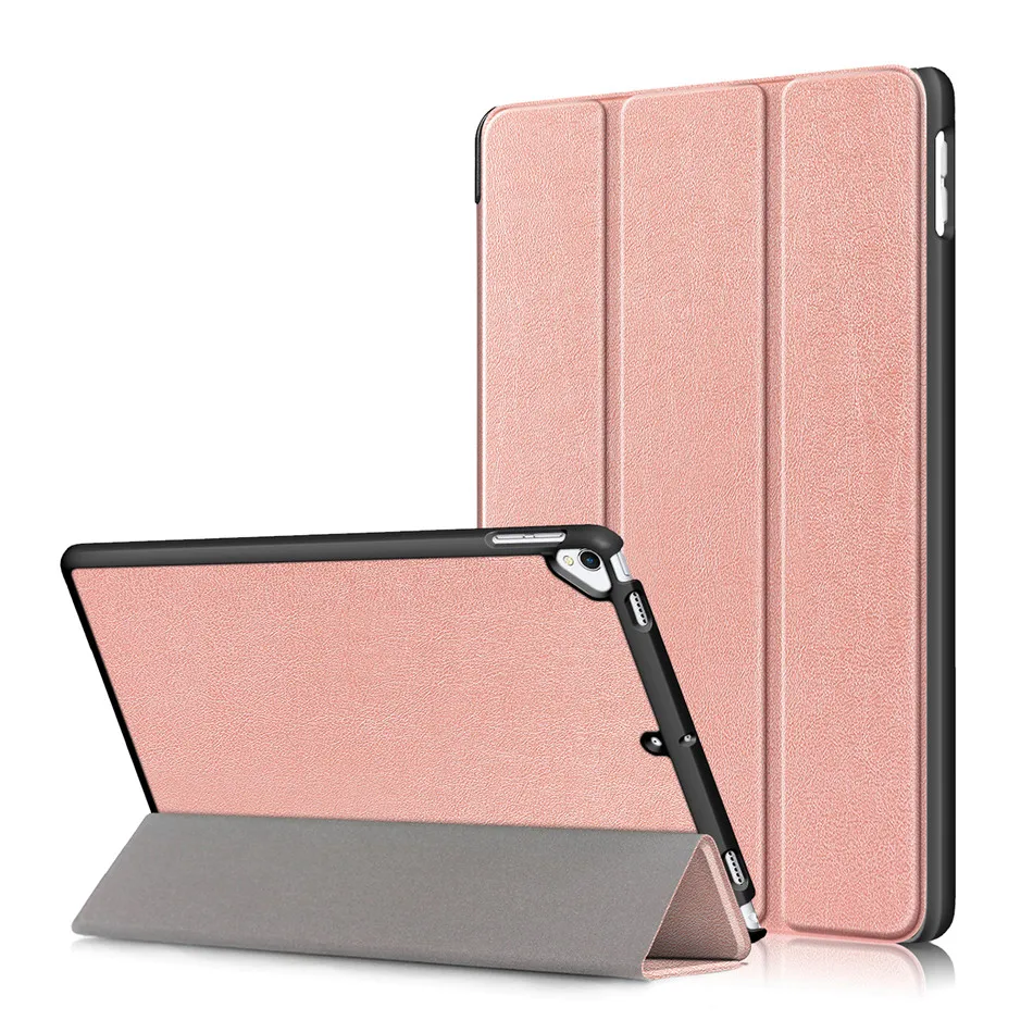 Для iPad Air 3rd поколения 10,5 чехол Smart Cover Funda для iPad Air 3 10,5 дюймов 10,2 7th складываются в три раза подставка мягкий чехол для задней панели - Цвет: A6