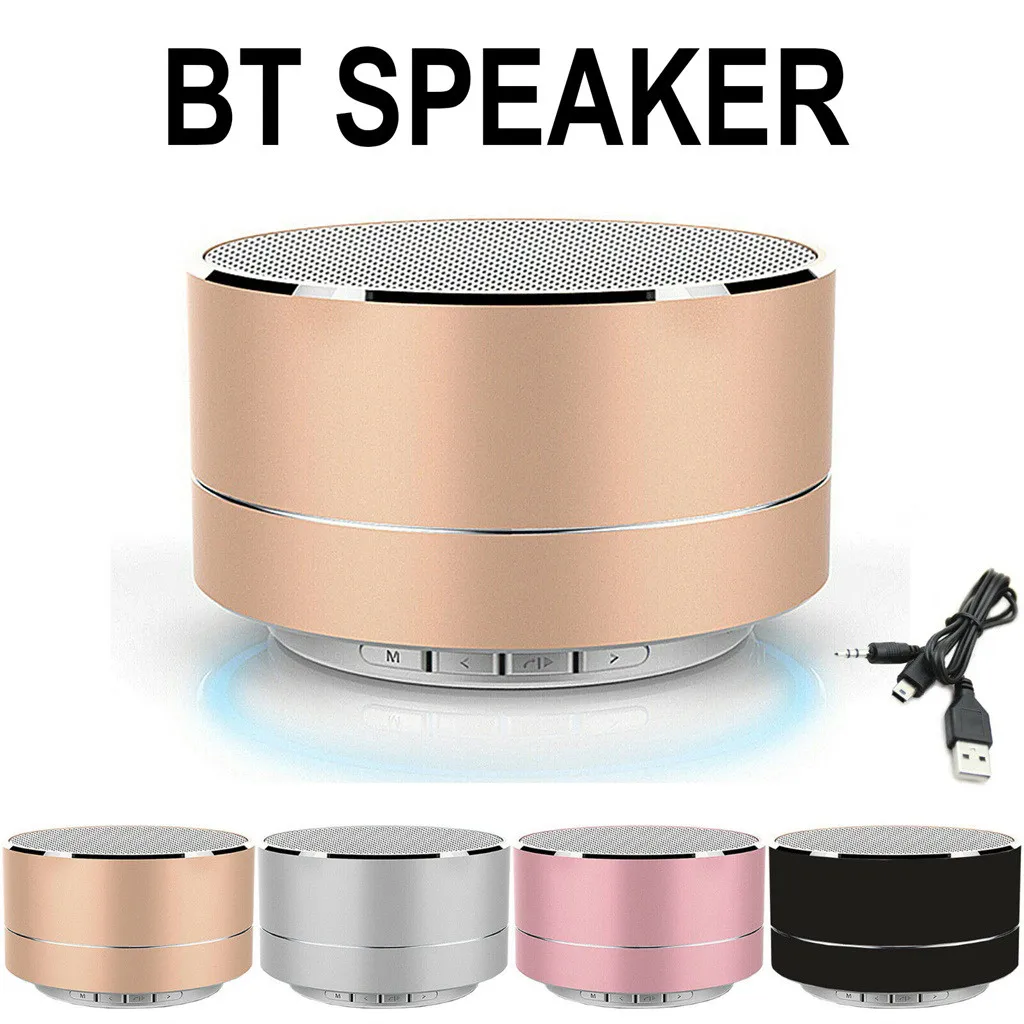 Portable wireless bluetooth speaker Led Wirelwss Mnin Bass BT Portable Speakers For iPHONE For iPod Phones MP3 FM#P30