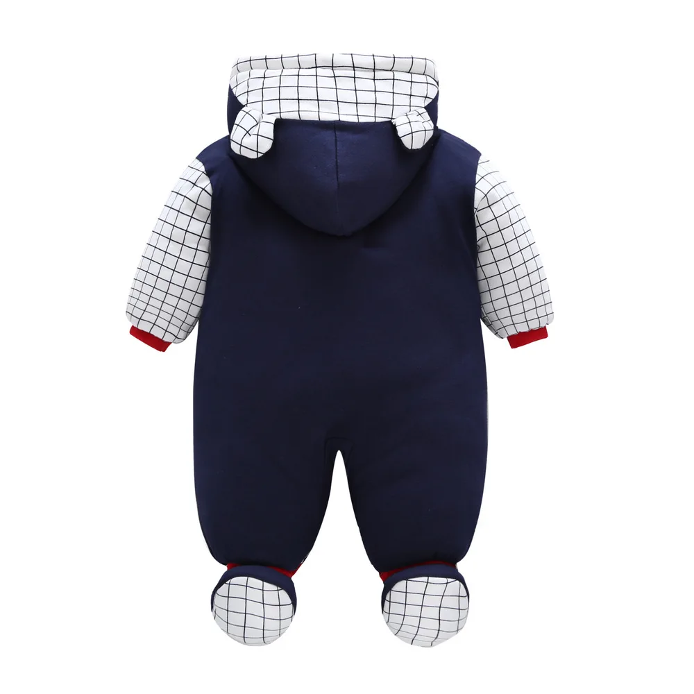 Осенне зимний новый детский комбинезон хлопковый для новорожденных мальчиков и