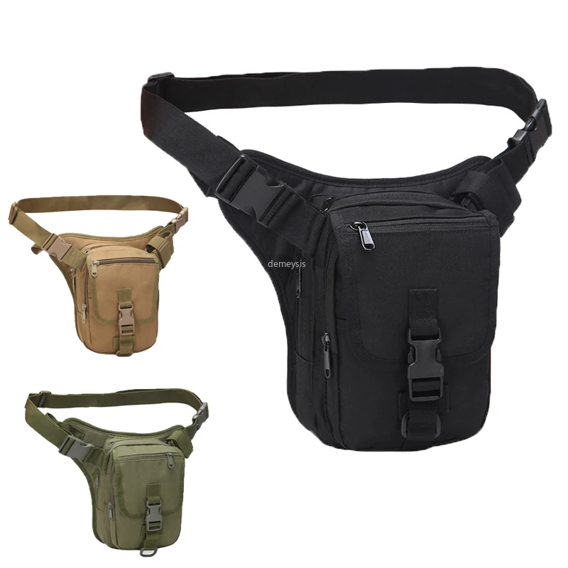 

Outdoor Hunting Shooting Waist Leg Bags Durable Tactical Combat Waist Bag Military Airsoft Paintball Waist Drop Leg Bag Pouch