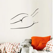 MU5007 линий Shadow Generation резные съемные наклейки на стену для гостиной спальни дивана стены Настраиваемые