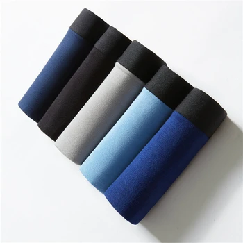 

1pcs Boxer Men Underwear Sexy Middle Waist Cotton Underpants Male Pure Men Panties Shorts Underwear Boxer Shorts Cuecas