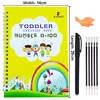 2022 Reusable Children 3D Copybook For Calligraphy Numbers 0-100 Handwriting Textbook Learning Math Book Writing For Kids Toys ► Photo 2/6
