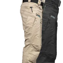 Осень, мужские тактические штаны IX9 с карманами, брюки-карго, военные, военные, хлопковые, весенние, армейские, повседневные брюки