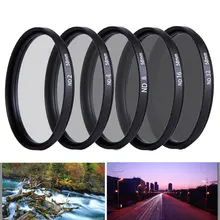 37 49 52 55 58 67 72 77 82mm Neutral Photography Density ND 2 4 8 16 32 Lens Filter Camera for Canon Nikon Sony Camera