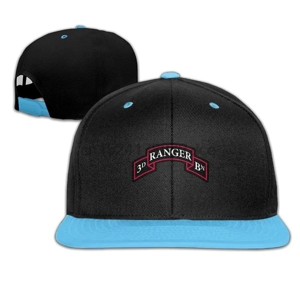 US Army 3rd Ranger Battalion Adjustable Unisex Hip Hop Hat Stylish Snapback Hats For Kids One