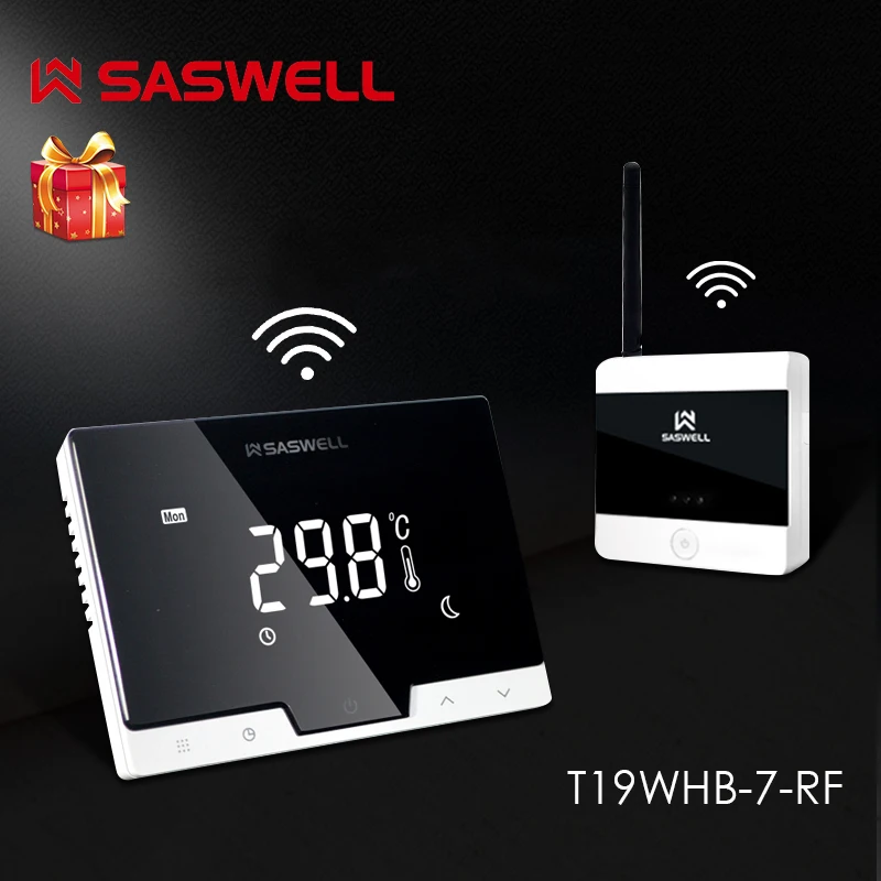 

SASWELL Thermostat Temperature Controller for Gas Boiler Thermoregulator weekly programmable