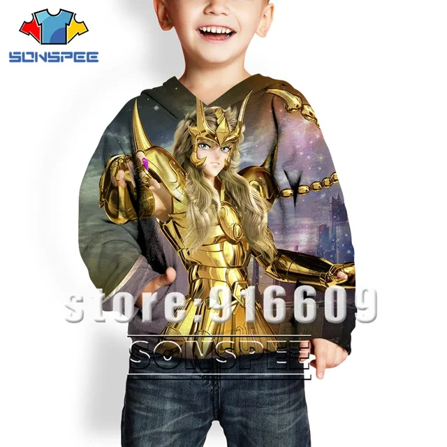 Newest Anime Sweatshirts 3d Print Saint Seiya Hoodies Girls Boy Sportswear Harajuku Popular Hoodie Punk Kid Casual Pullover Coat Hoodies Sweatshirts Aliexpress