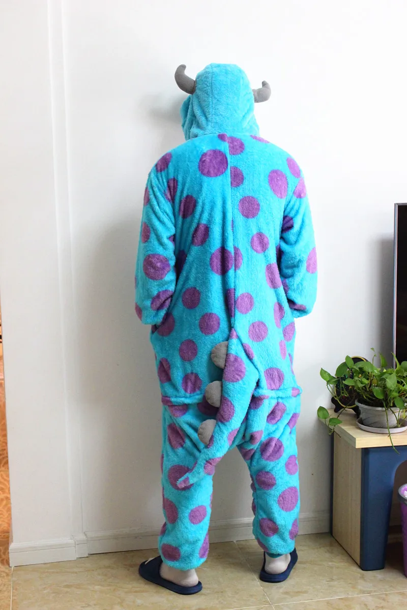 Cosplay Costumes Adult Onesies Sullivan and Mike Monster Kigurumi Cartoon Costumes For Halloween Carnival Party