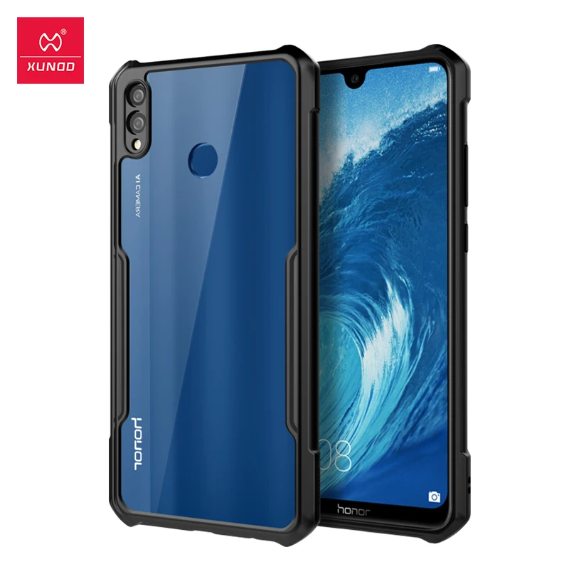 Чехол Xundd для Huawei Honor 8x противоударный прозрачный силиконовый чехол телефона Защитные подушки безопасности