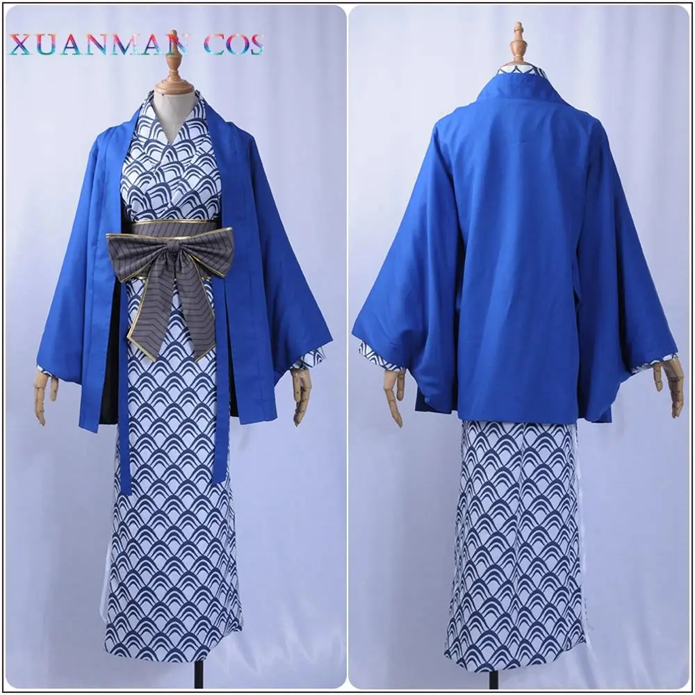 FGO Fate Cosplay Game Aniplex 3rd tammo no Mae Caster традиционное женское платье с бантом Pairpin Косплей