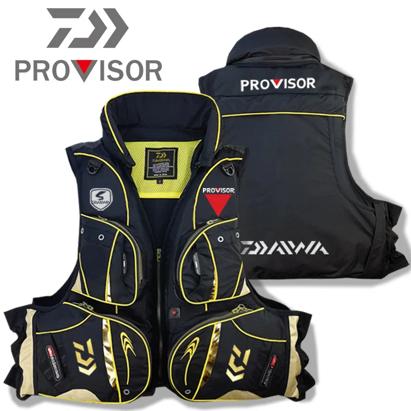 

2020 Reflective Fishing Life Jacket Vest UNISEX Large Size Multi Pocket High Buoyancy Fishing Vest Outdoor survival Life Jacket