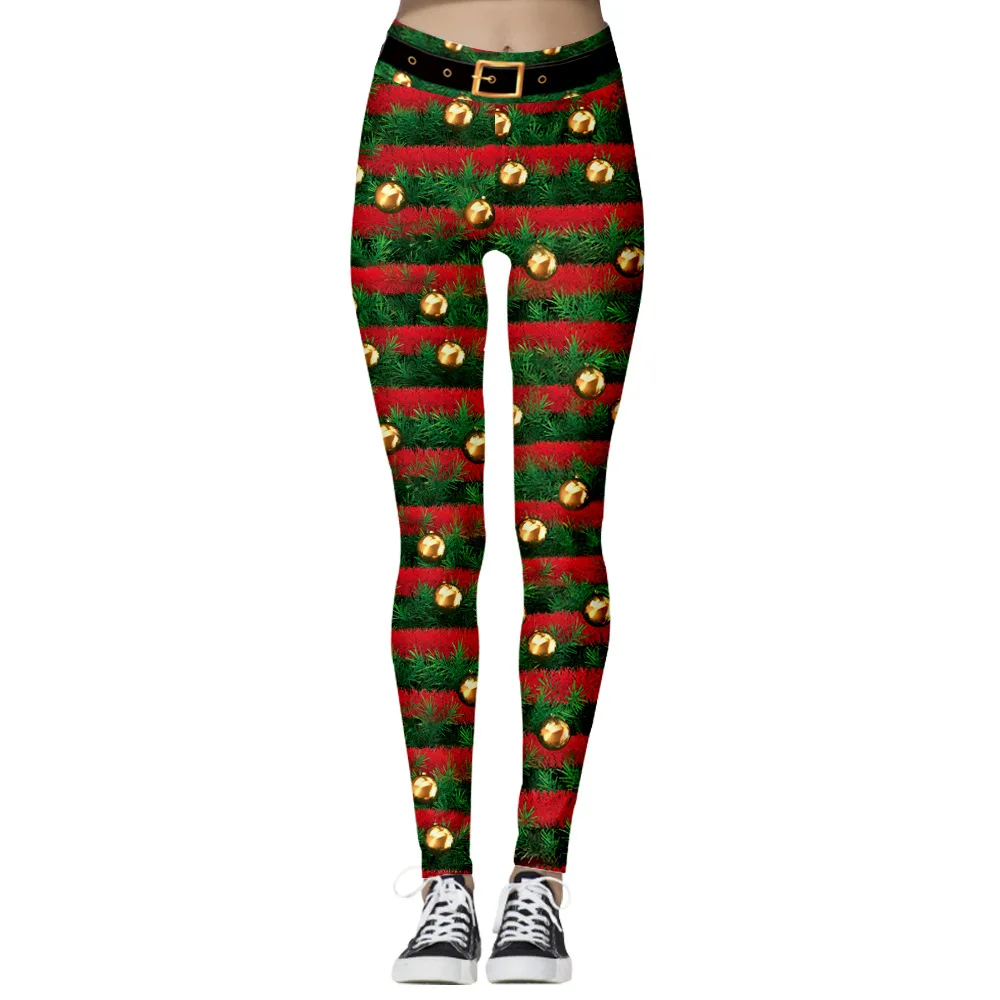 carhartt leggings Christmas Leggings For Women St Patrick's day Leggins 3D Printed Workout Legin Festival Legging Elastic Slim more color compression leggings