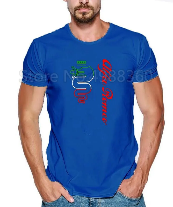 

Alfa Romeo T Shirt Designs Cotton Round Neck Basic Solid Graphic Funny Casual Spring Outfit Shirt