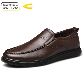 

Camel Active New Comfortable Genuine Leather Men Shoes Male Formal Business Loafers Men's Leather Casual Shoes Zapatos Mocasin