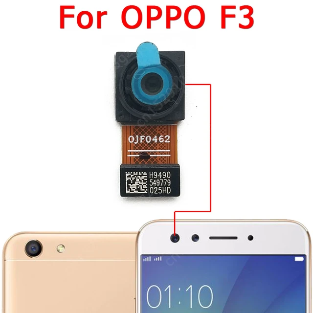 Caméra frontale pour OPPO F3, petit appareil photo Selfie, technologie,  accessoires de téléphone portable, pièces de rechange de réparation de  remplacement - AliExpress