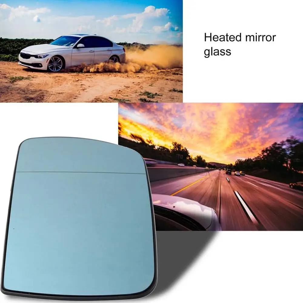 Автомобильное зеркало заднего вида с подогревом, стеклянные линзы, левая и правая стеклянные линзы, высококачественные аксессуары для модификации автомобиля