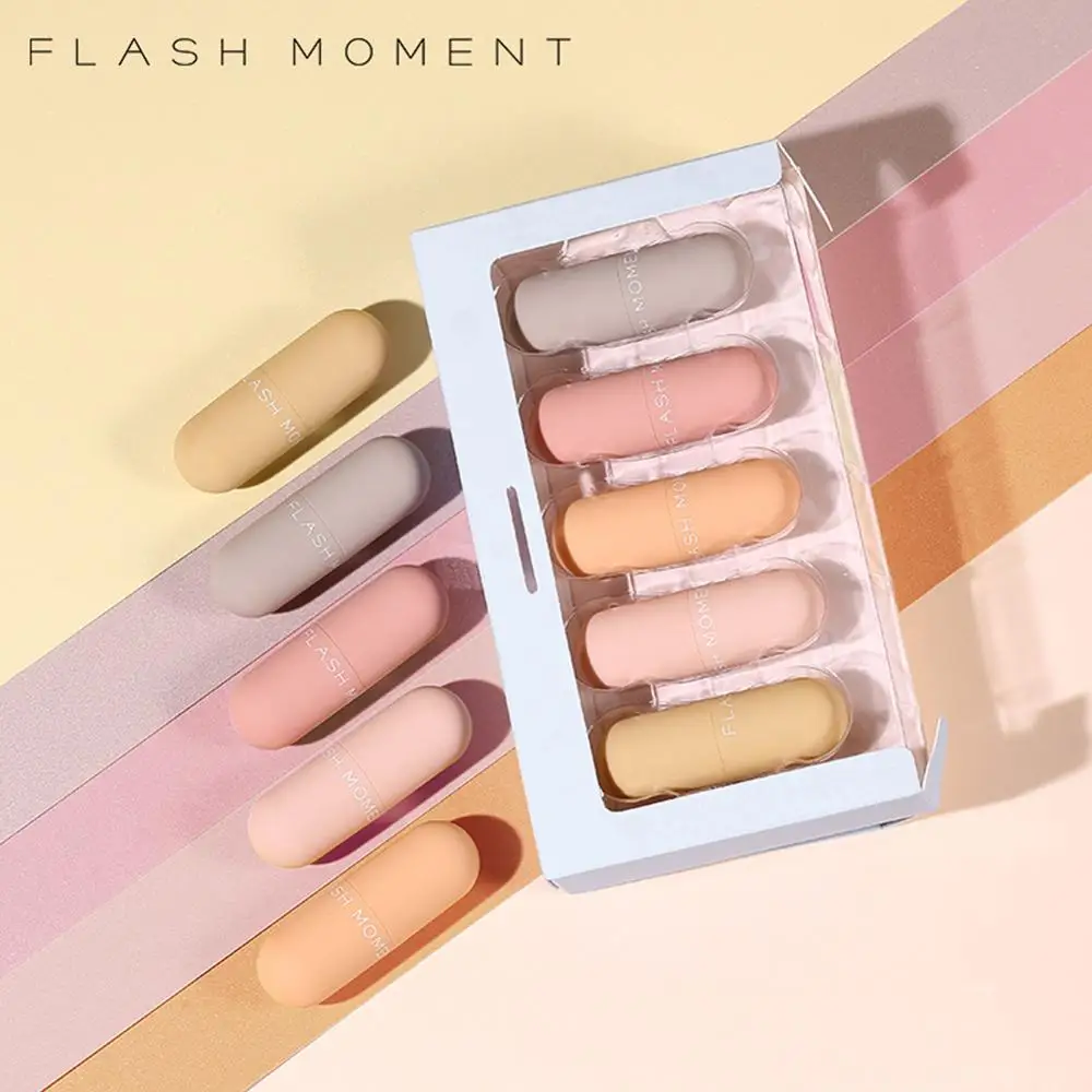 5-Color Lipstick Makeup Set Waterproof Long Lasting Make Up Red Lip Gloss Fruit-Scented Hydrating Lip Makeup Lip Stick 5-Color Lipstick Makeup Set Waterproof Long Lasting Make Up Red Lip Gloss Fruit-Scented Hydrating Lip Makeup Lip Stick