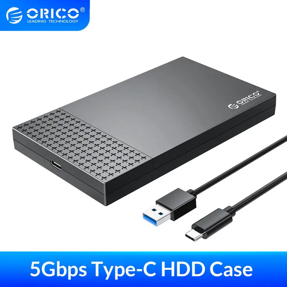 ORICO Type C USB3.1 SATA к USB жесткий диск Корпус для SSD HDD поддержка UASP 5 Гбит/с HD внешний