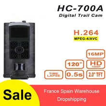 HC-700A Охота Камера светодиодный фото ловушка Камера Ночное видение видео наблюдения камеры для дикой природы 16MP камера TTL