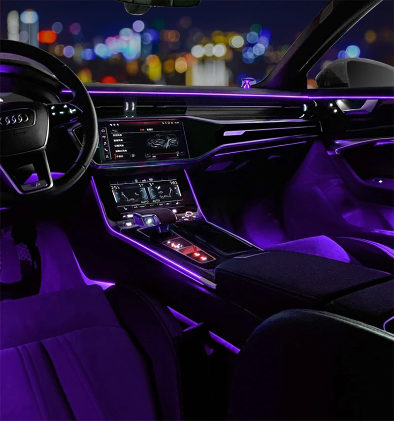 

Интерьер атмосферу светильник для Audi A6L C8 2019 светодиодный окружающей среды светильник двери светильник ног светильник оригинальный MMI управление