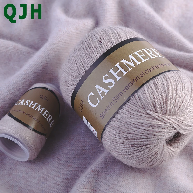 Best Quality 100% Mongolian Cashmere Hand-knitted Cashmere Yarn Wool  Cashmere Knitting Yarn Ball Scarf Wool Yarny Baby 50 grams Color: 2907 Dark  blue yarn