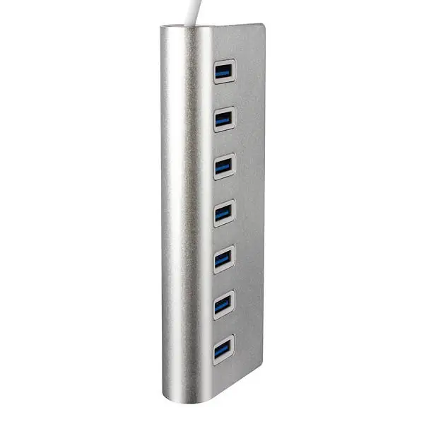 7 портовый usb 3 0 концентратор Алюминиевый сплиттер адаптер супер до 5Gbs для