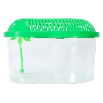 

1pc Turtle Tank Turtle Feeding Basin Plastic Turtle Box Tortoise Living Jar Tortoise Habitat for Reptile Tortoise Turtle