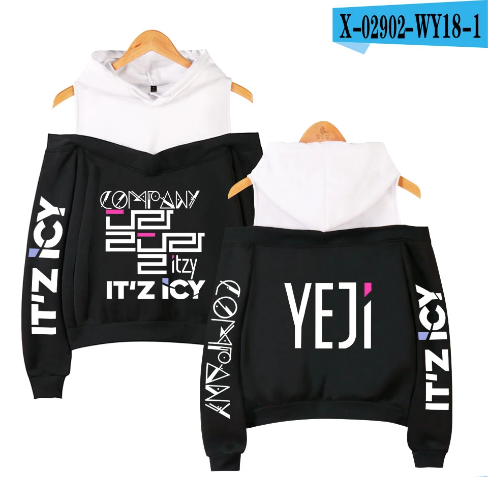 Женское худи для женщин Harajuku Толстовка KPOP ITZY YEJi Одежда для девочек Пуловер розовый худи Осенняя теплая уличная одежда - Цвет: 4