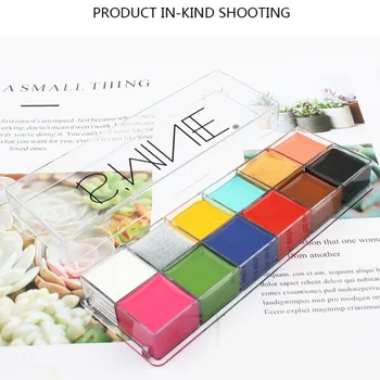 

12 Color Oil Paint Oil Color Face Paint Drama Clown Dance Party Festival Halloween Makeup Body Painting Fake Blood CS73