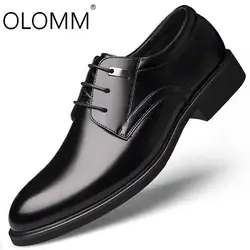 Новинка; деловые кожаные повседневные мужские туфли; мужская модельная обувь; мужские лоферы; Zapatos De Hombre