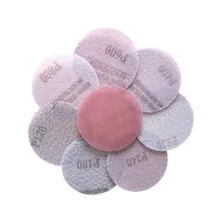 

5-50Pcs 3 Inch 75mm Mesh Cloth Abrasive Disc Dust Free Sanding Discs Anti-blocking Dry Grinding Sandpaper 80~1000 Grit