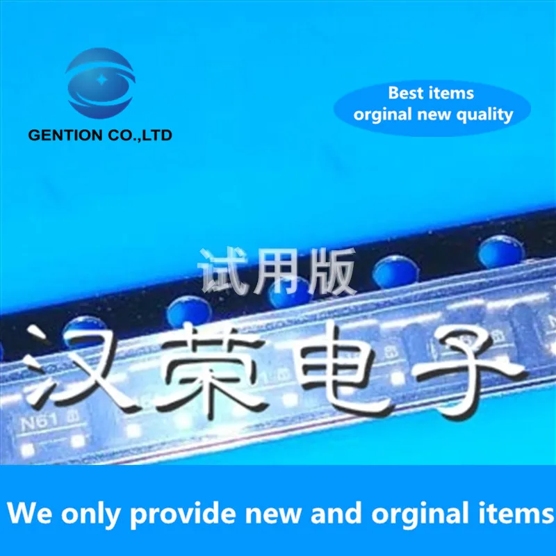 

50 шт. 100% Новый оригинальный DMN6140LQ-7 60В N-Ch Enh FET 60Vdss 20Vgss 10A Шелковый экран N61